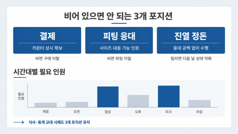 몰 입점 매장의 인력 운영은 무엇이 다른가 — 숍인숍 매장의 인력 기준과 인사 업무 위탁 범위